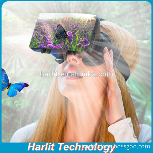 2016 Latest VR Virtual Reality 3D Clear VR Box For 3D Video Movie Game Glasses For 4.7~6 inch Smartphones